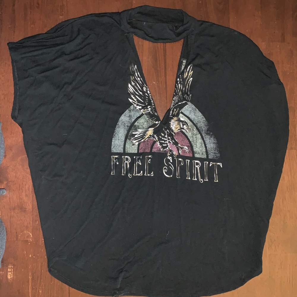 Express choker shirt